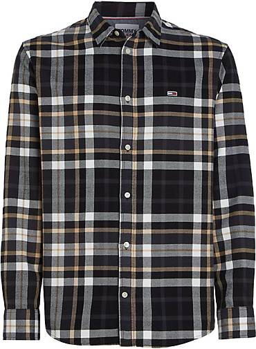 TOMMY-JEANS Herren Hemd Langarm
