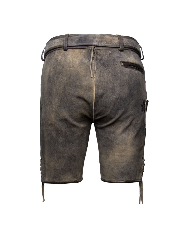 Spieth & Wensky Lederhose Archibald in dunkelbraun günstig kaufen