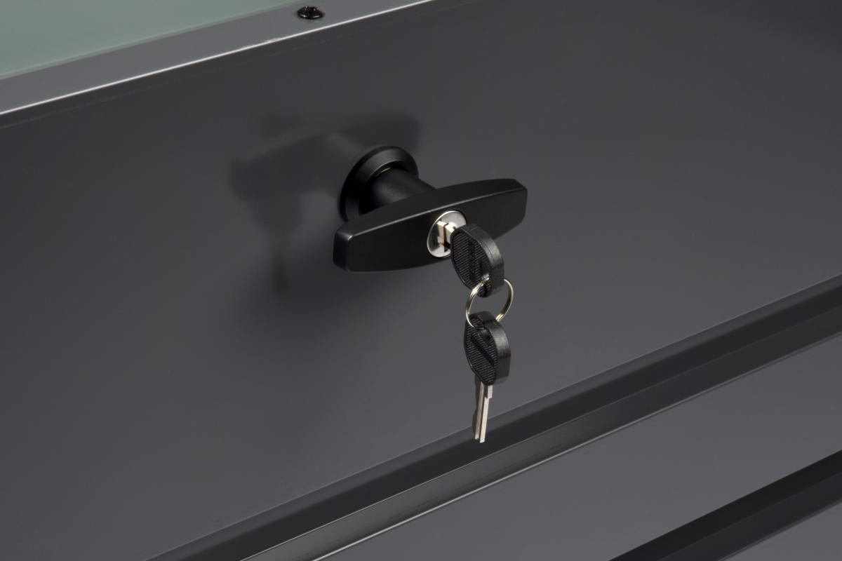 dobar Große Metall-Gartentruhe Valor 300l
