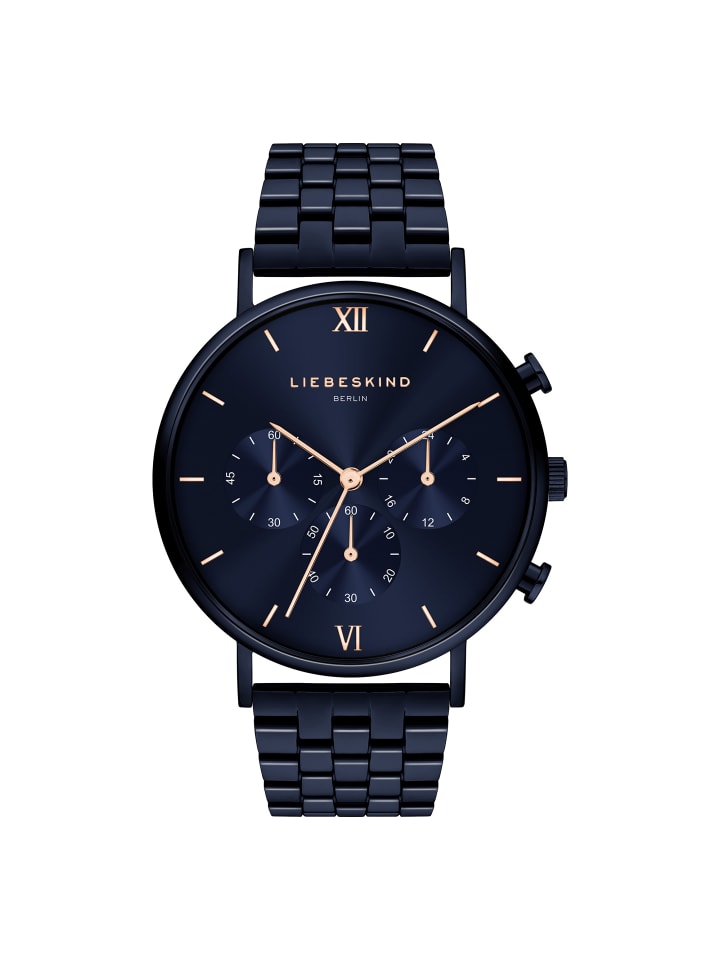 LIEBESKIND BERLIN Armbanduhr in blau günstig kaufen onesize