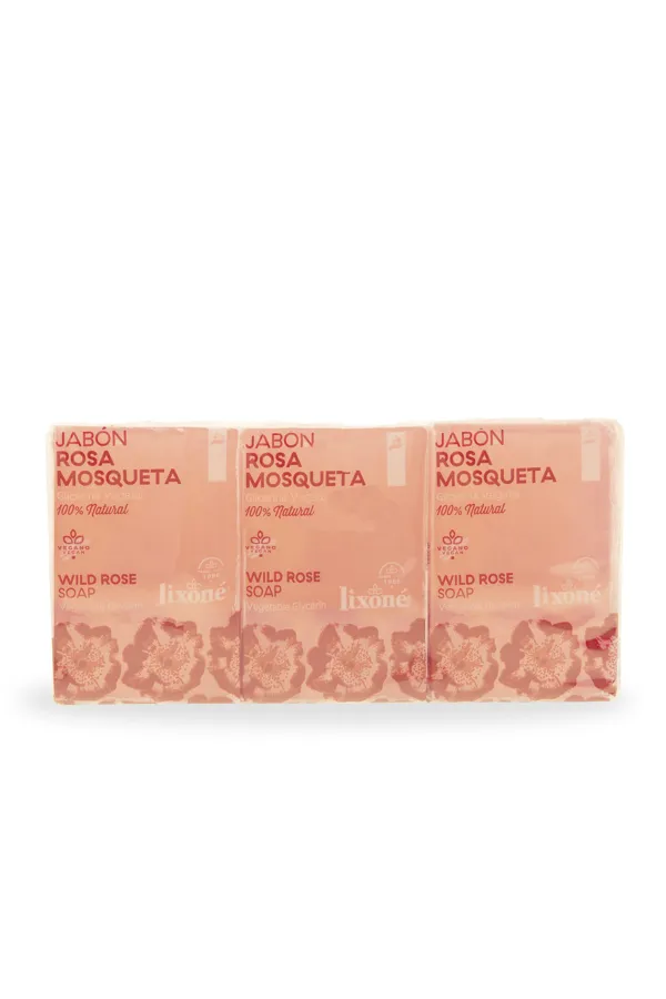 Lixone  Rosa Mosqueta Jabón Sensible Haut 3 x 125 Gr 125 g
