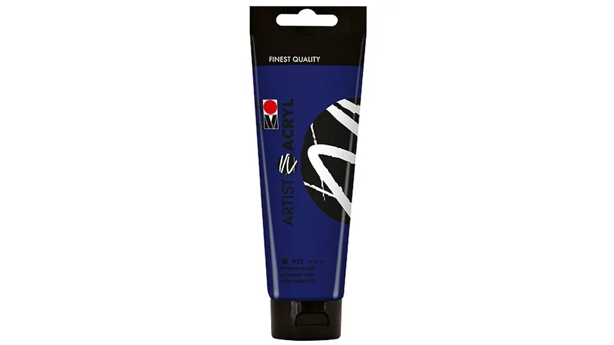 Marabu Artist Acryl, Permanentviolett 951, 120 ml 120 ml