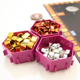 Honeycombs Ressourcenschalen inkl. Deckel (Pink) (3)