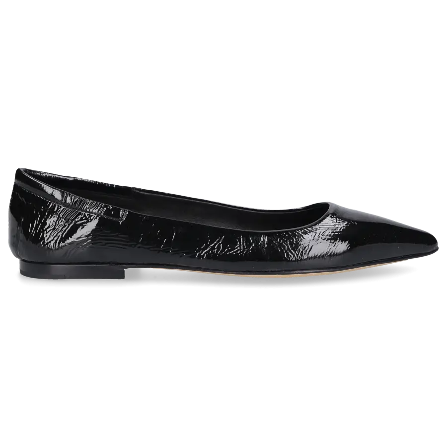 Pomme D`OR - Ballerinas 1720 Lackleder - schwarz