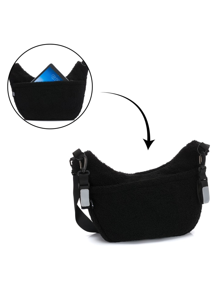 fillikid Buggy Organizer Daybag Teddyplüsch Exklusiv in Schwarz günstig kaufen onesize