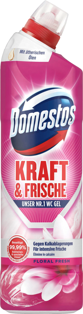 WC-Reiniger Gel Kraft & Frische Floral Fresh, 750 ml