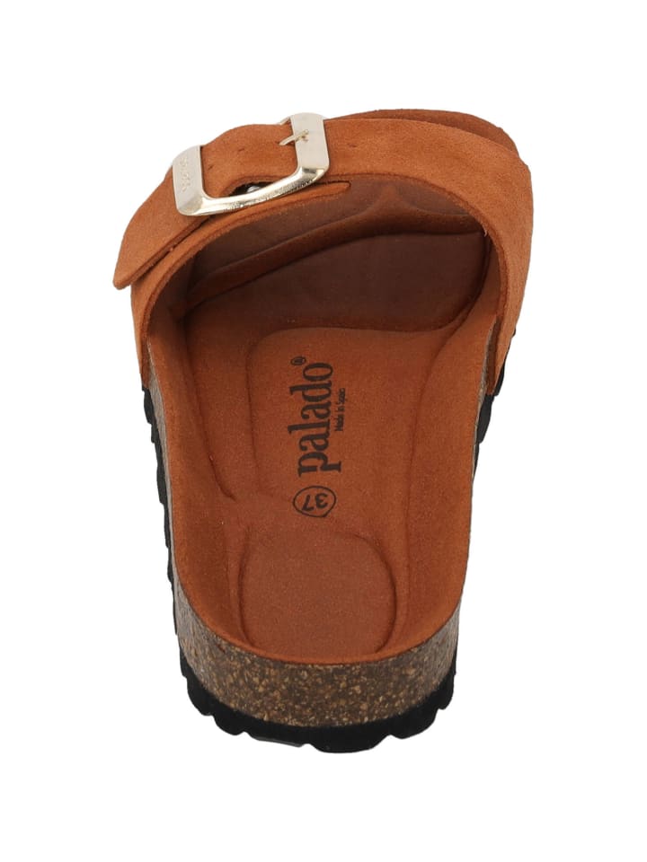 palado Pantoletten in terrakotta velours günstig kaufen