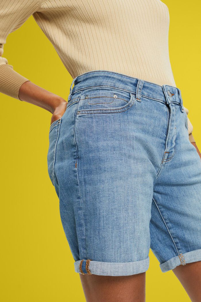 Jeans-Shorts mit Stretch