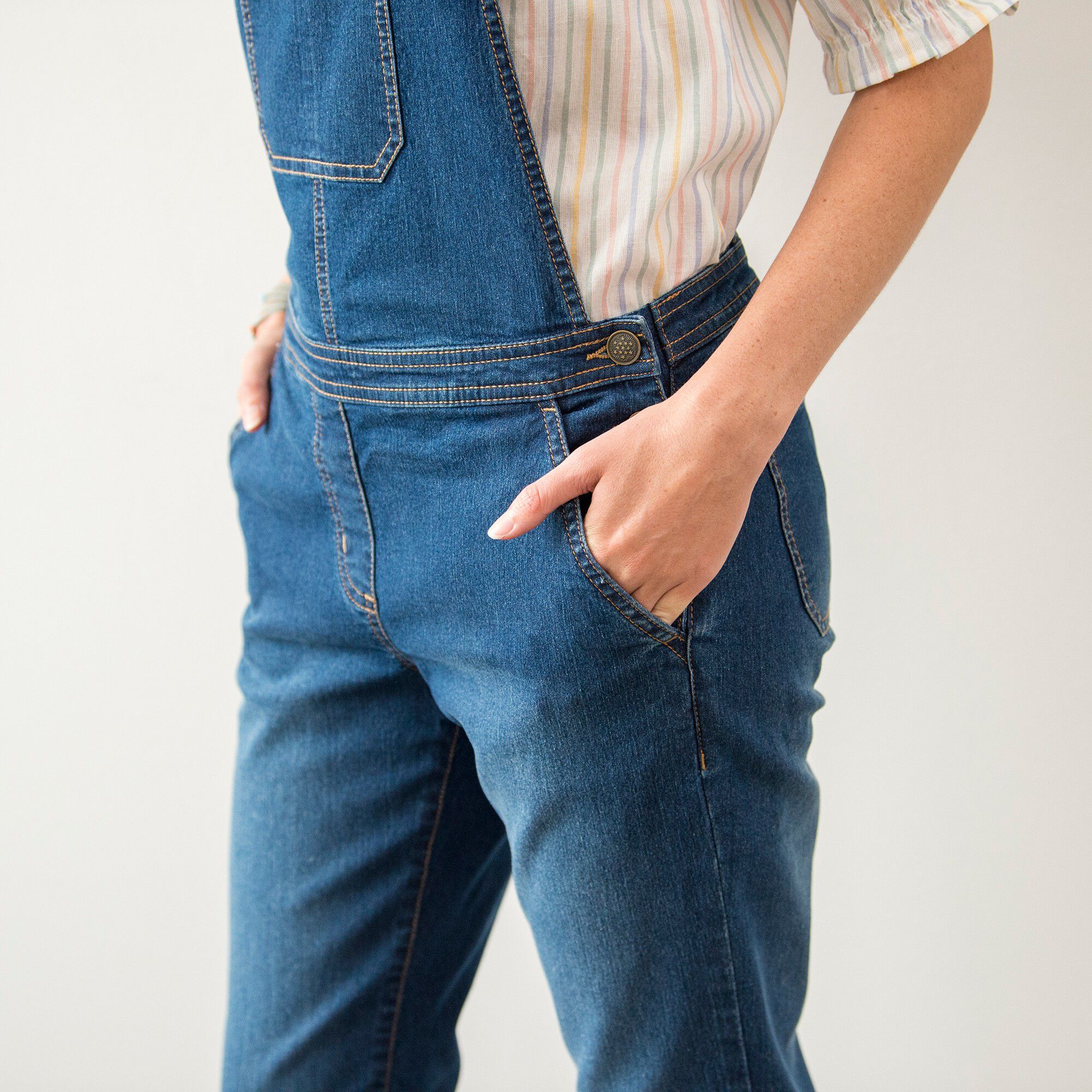 Salopette en jean stone