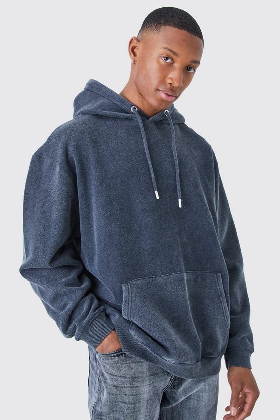 Oversize Hoodie mit Acid-Waschung