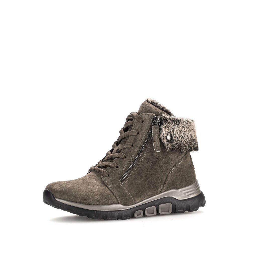 rollingsoft Schnürstiefelette grau