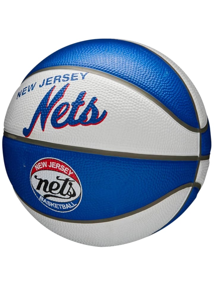 Wilson Wilson NBA Team Retro Brooklyn Nets Mini Ball in Blau günstig kaufen 3