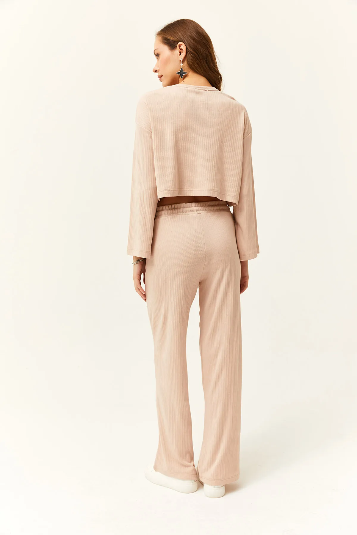 Olalook  Zweiteiler - Beige - Regular Fit