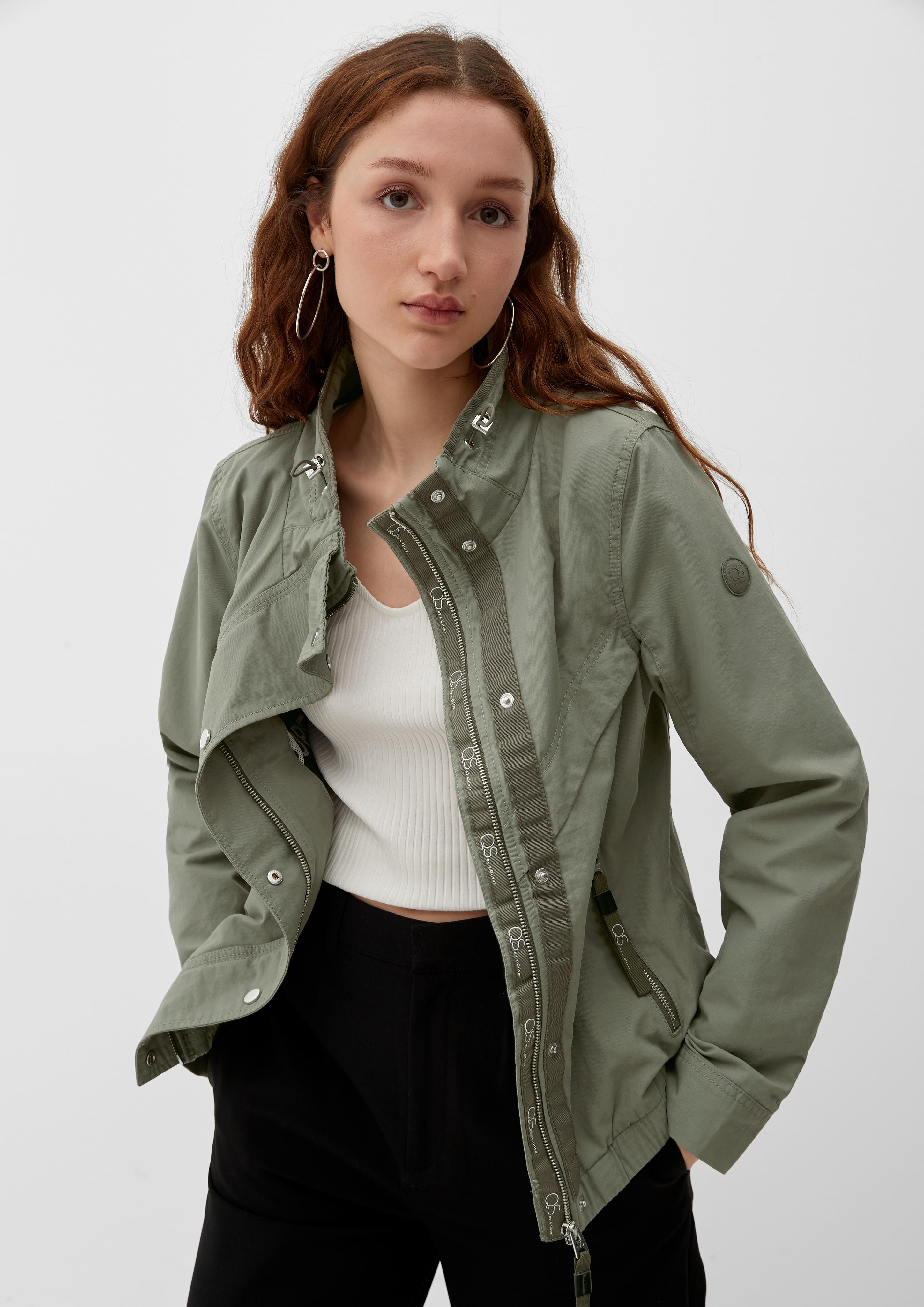Twilljacke mit Stehkragen  2123939-7807