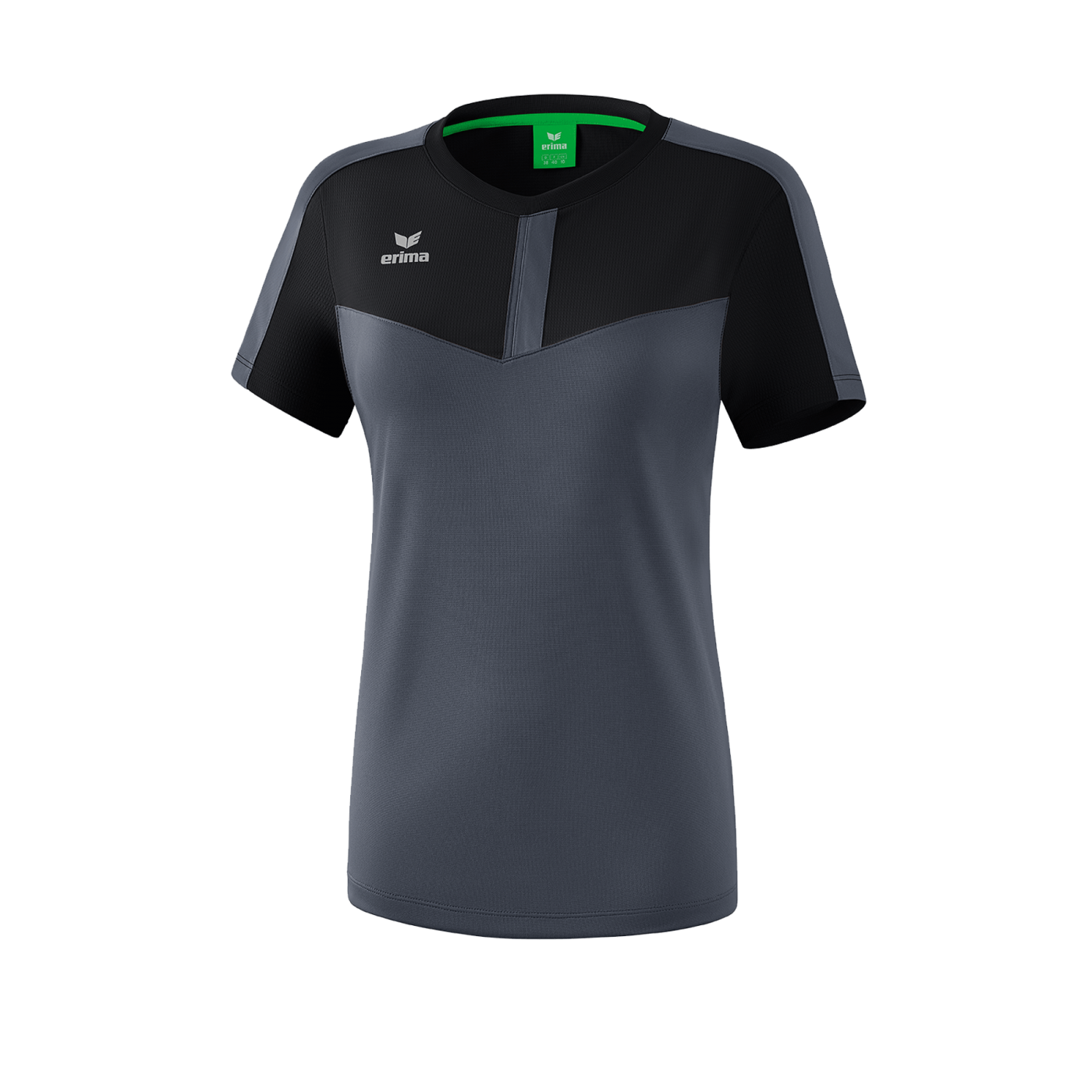 Erima Squad T-Shirt Damen Schwarz Grau