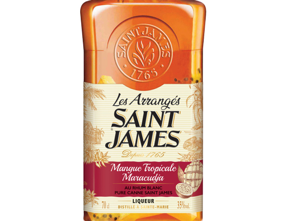 Rhum Saint-James Arrangé Mangue Tropicale Maracuja
