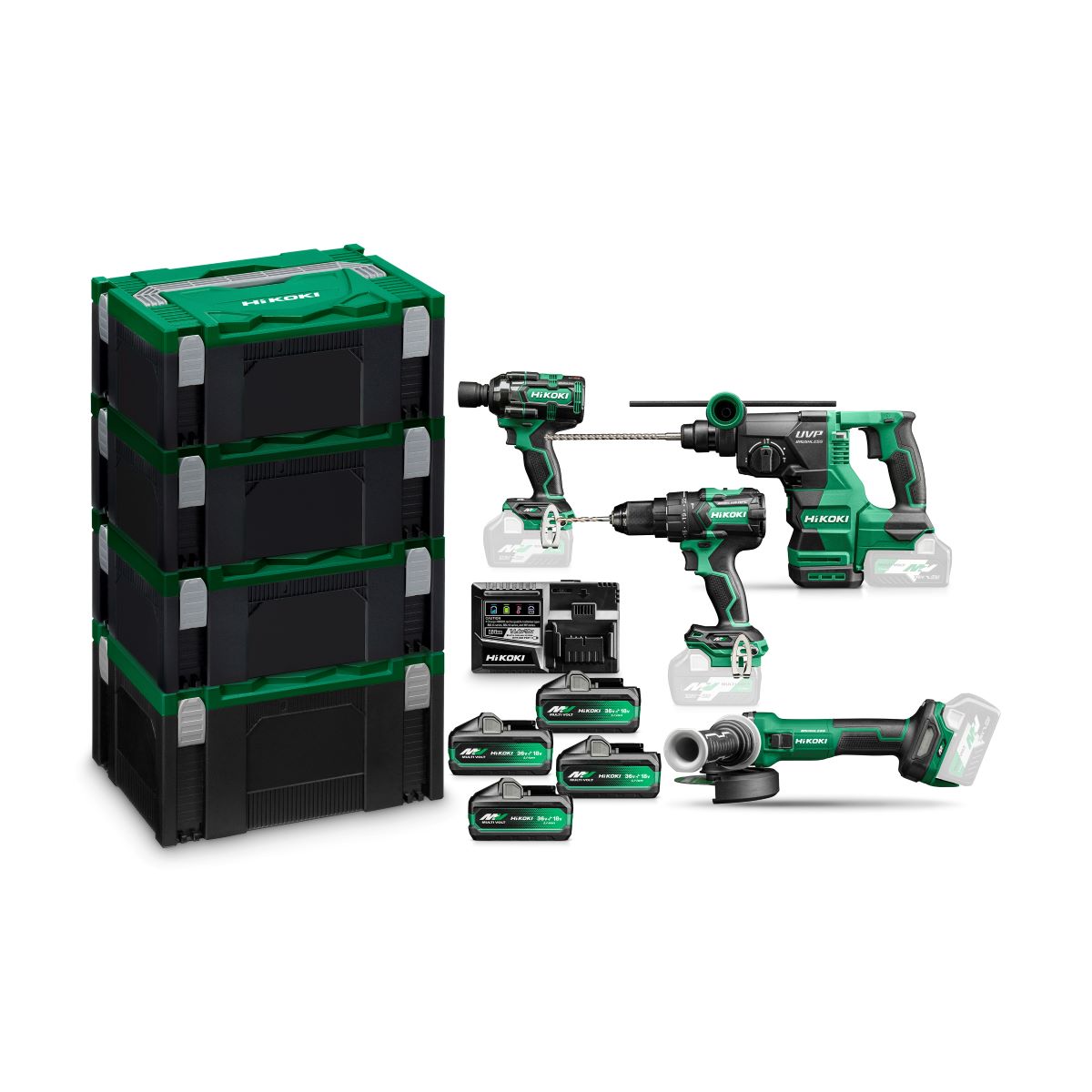 Pack économique HiKOKI KC36H4A-MVB4 : 4 batteries 36 V de 4,0 Ah