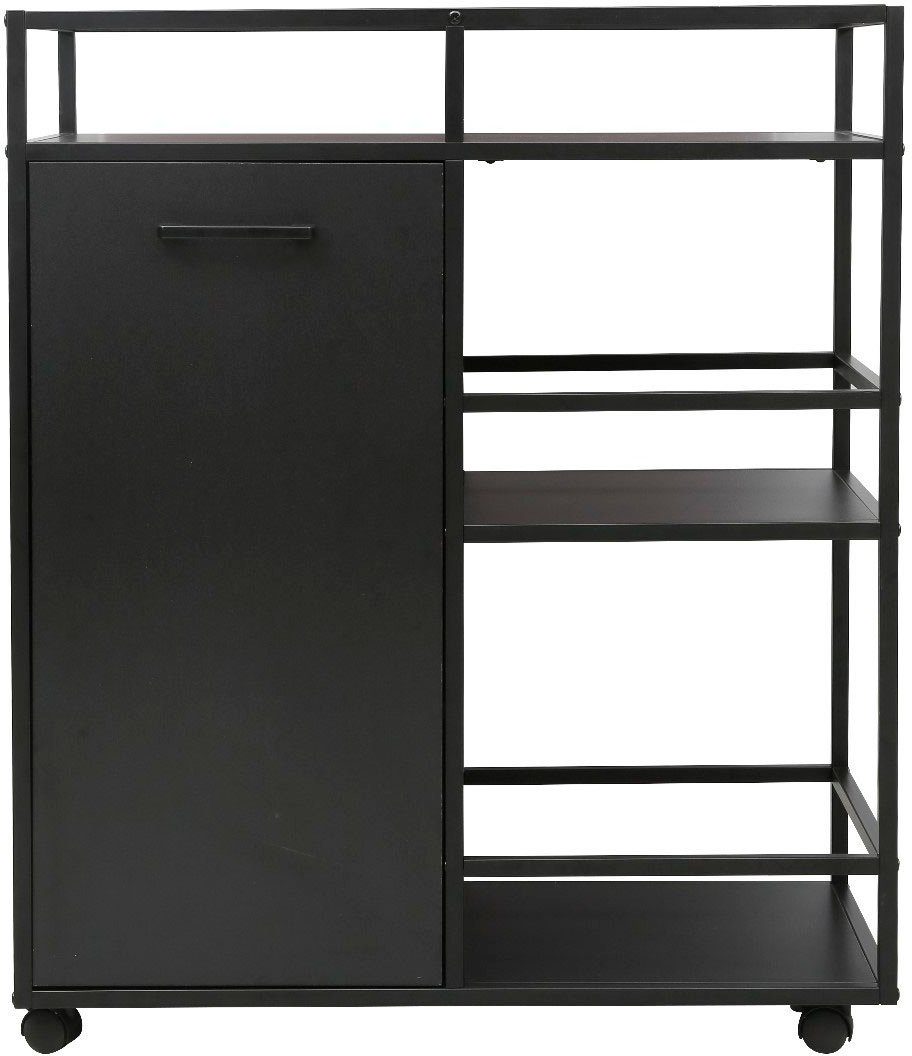 INOSIGN Barschrank Mosaik (1-St) Auf Rollen und mit zwei Einlegeböden