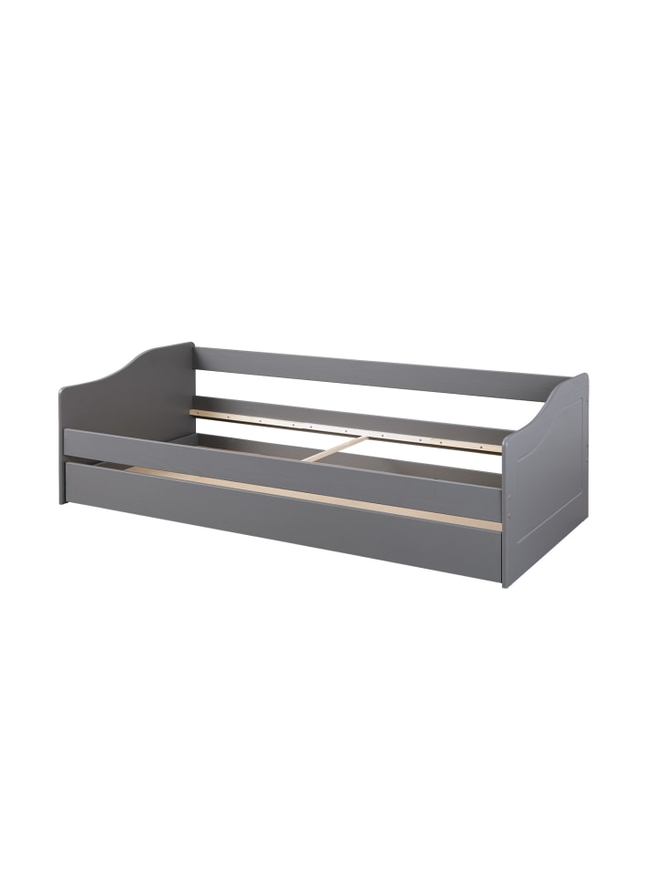 ebuy24 Bett Malsu Grau 208 x 97 cm günstig kaufen onesize