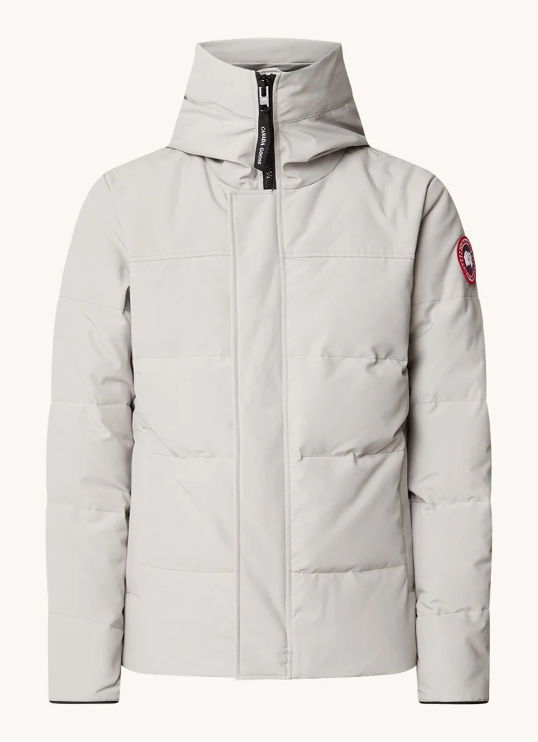 Prešívaná parka Canada Goose MacMillan s páperovou výplňou a kapucňou