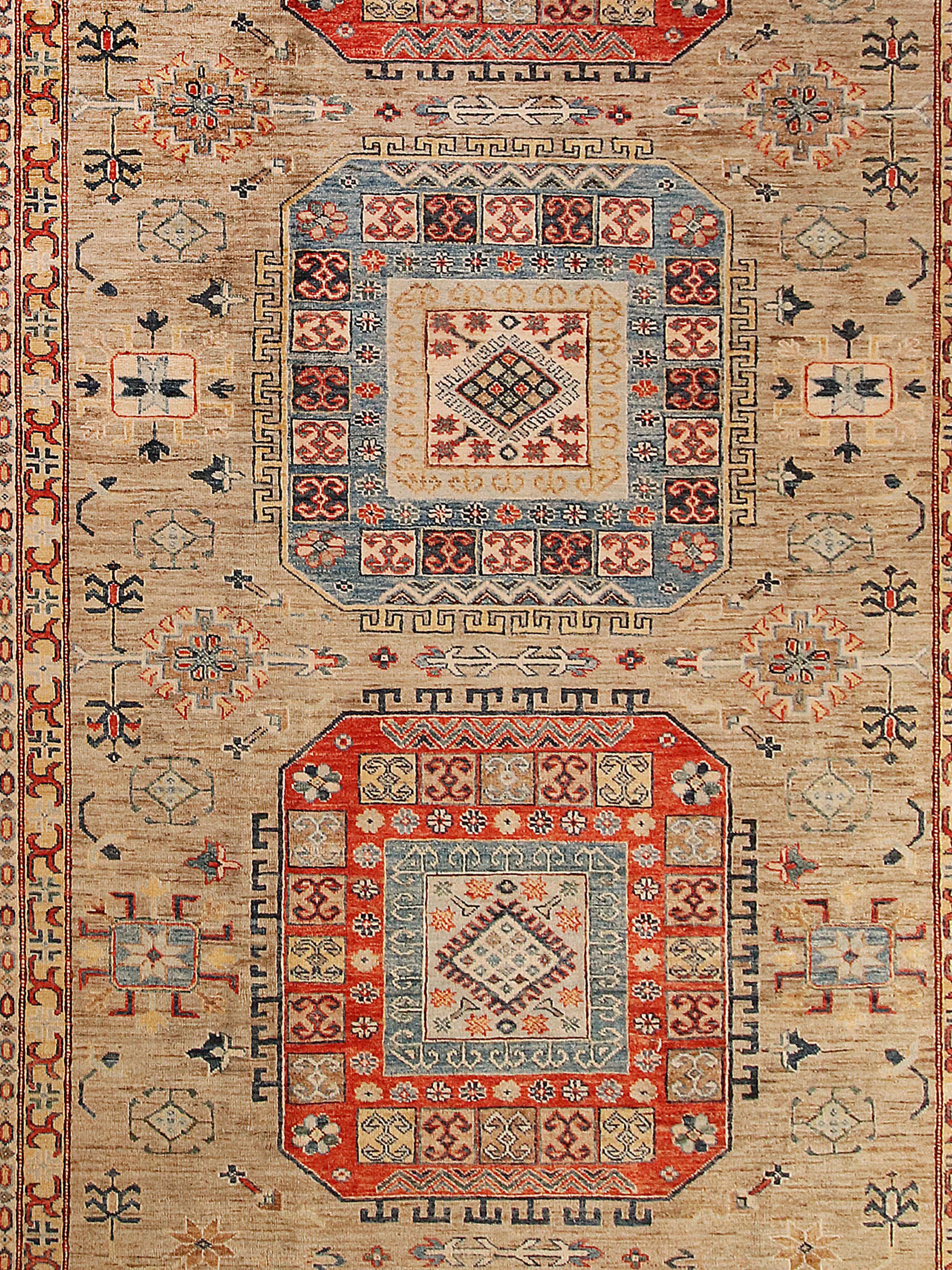 Kazak Ghazni ca. 198 x 314 cm, Unikat / Einzelstück