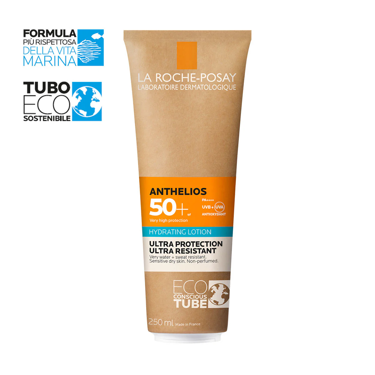 Anthelios Sun Milk SPF50+ - Korkeasuojainen vartaloaurinkovoide, Korkeasuojainen kasvoille.