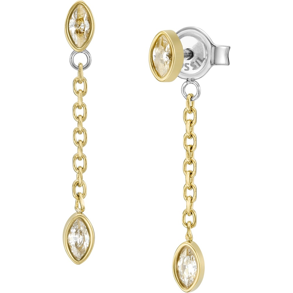 Fossil Boucles d'oreilles Acier inoxydable Boucles d'oreilles