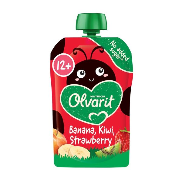 Olvarit 12 M Fruchtsaftgetränk Banane-Kiwi-Erdbeere 100g