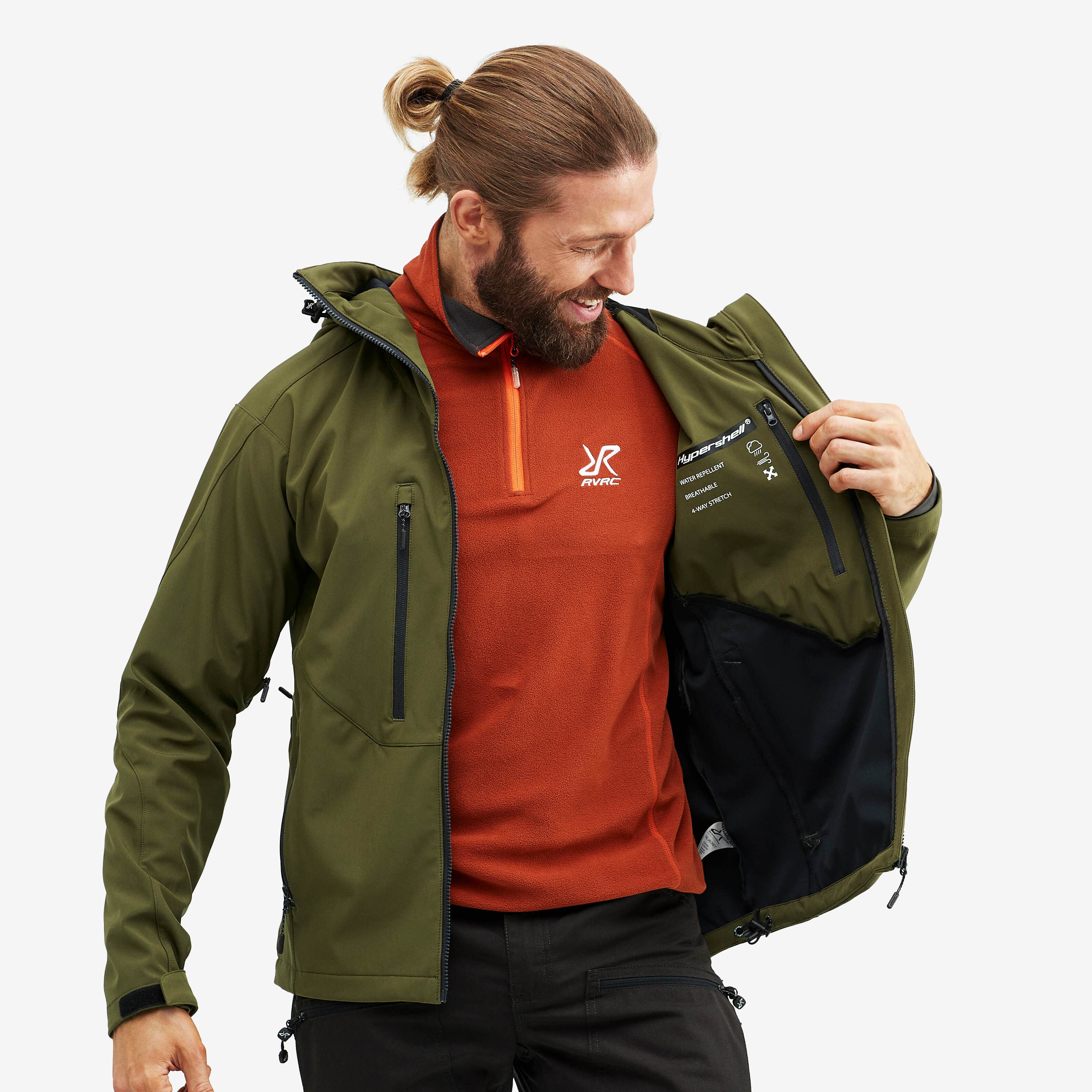 Trail Jacket Homme Dark Olive