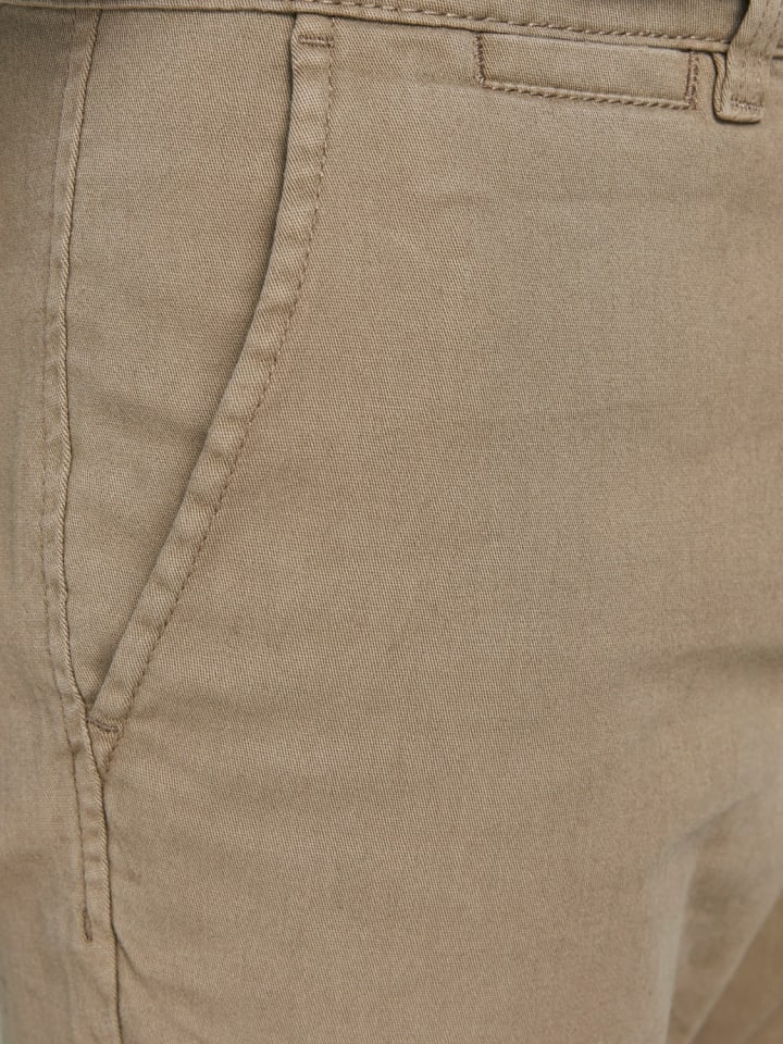 Jack & Jones Stoffhose / Chino JPSTMARCO JJDAVE AKM BEIGE slim in Beige günstig kaufen