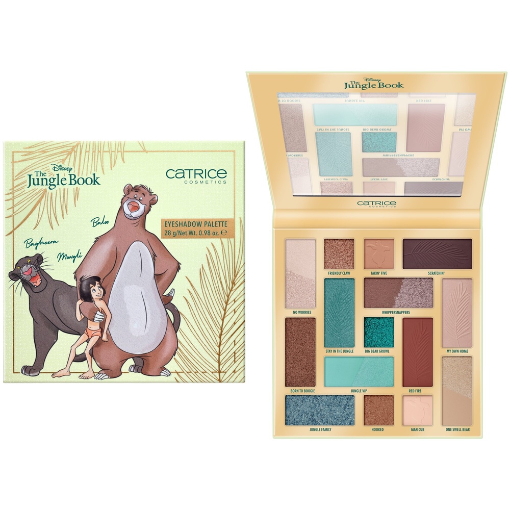 catrice Disney The Jungle Book Palette Fard à Paupières 030 Palette d'Ombres à Paupières