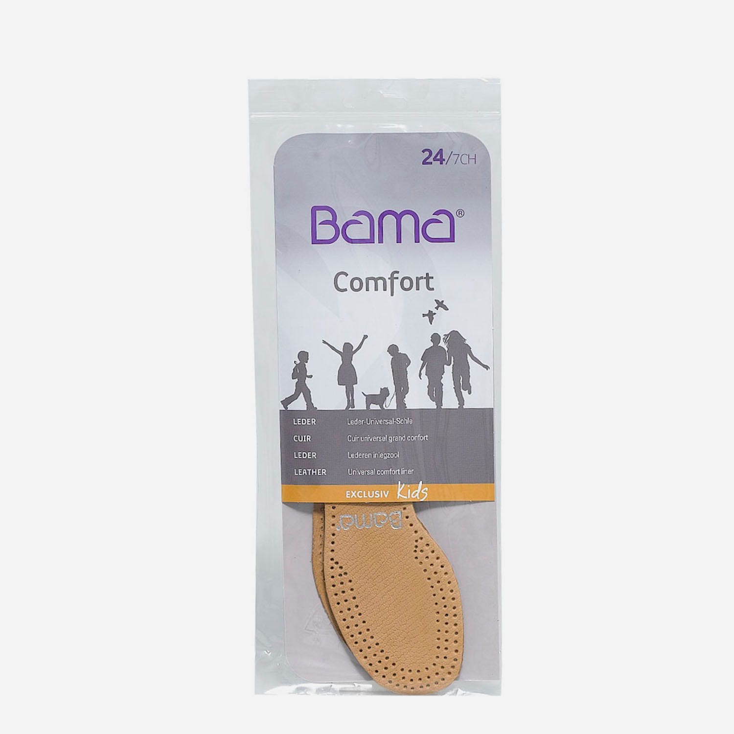 Semelle en cuir enfant