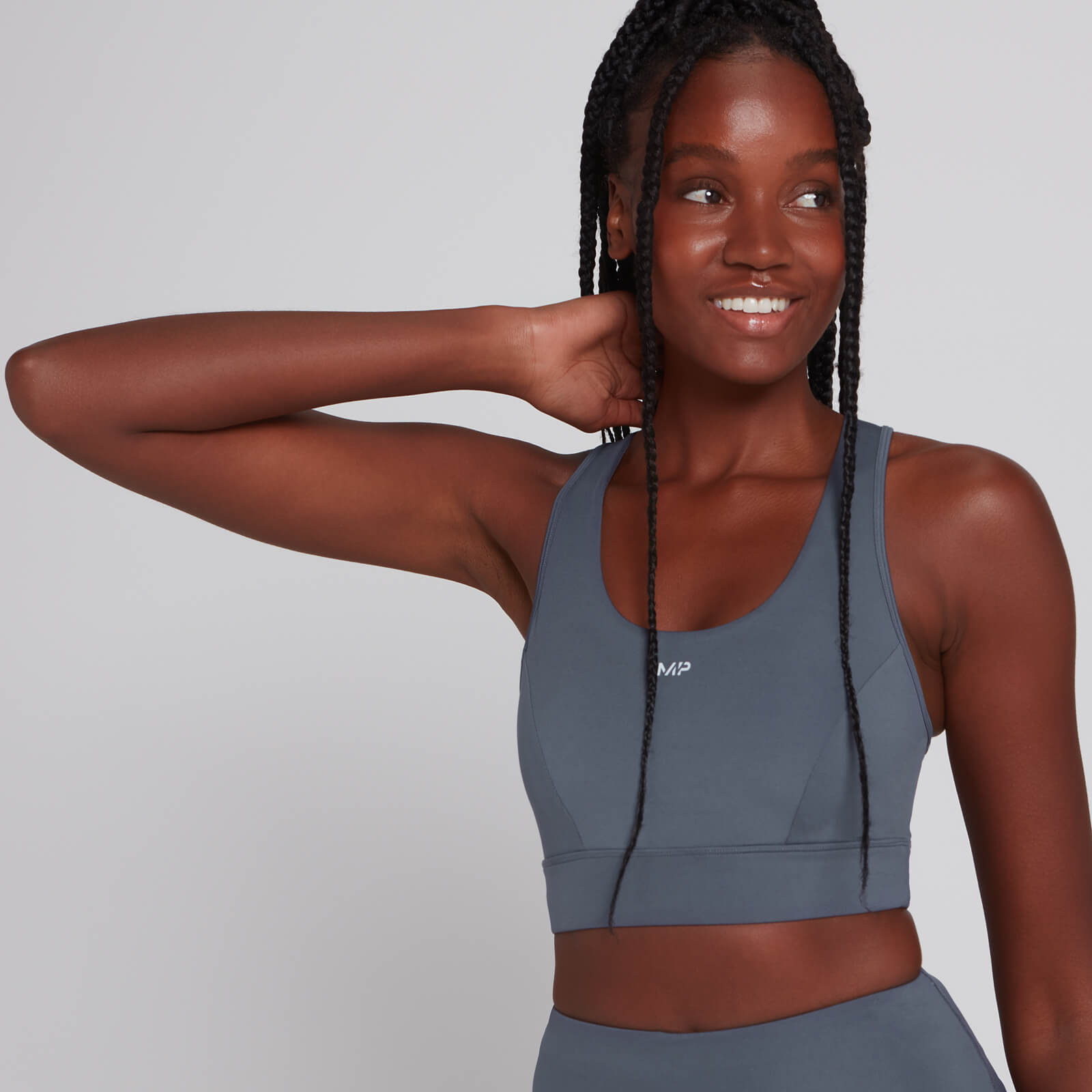 Brassière de sport MP Velocity pour femmes – Bleu ombragé