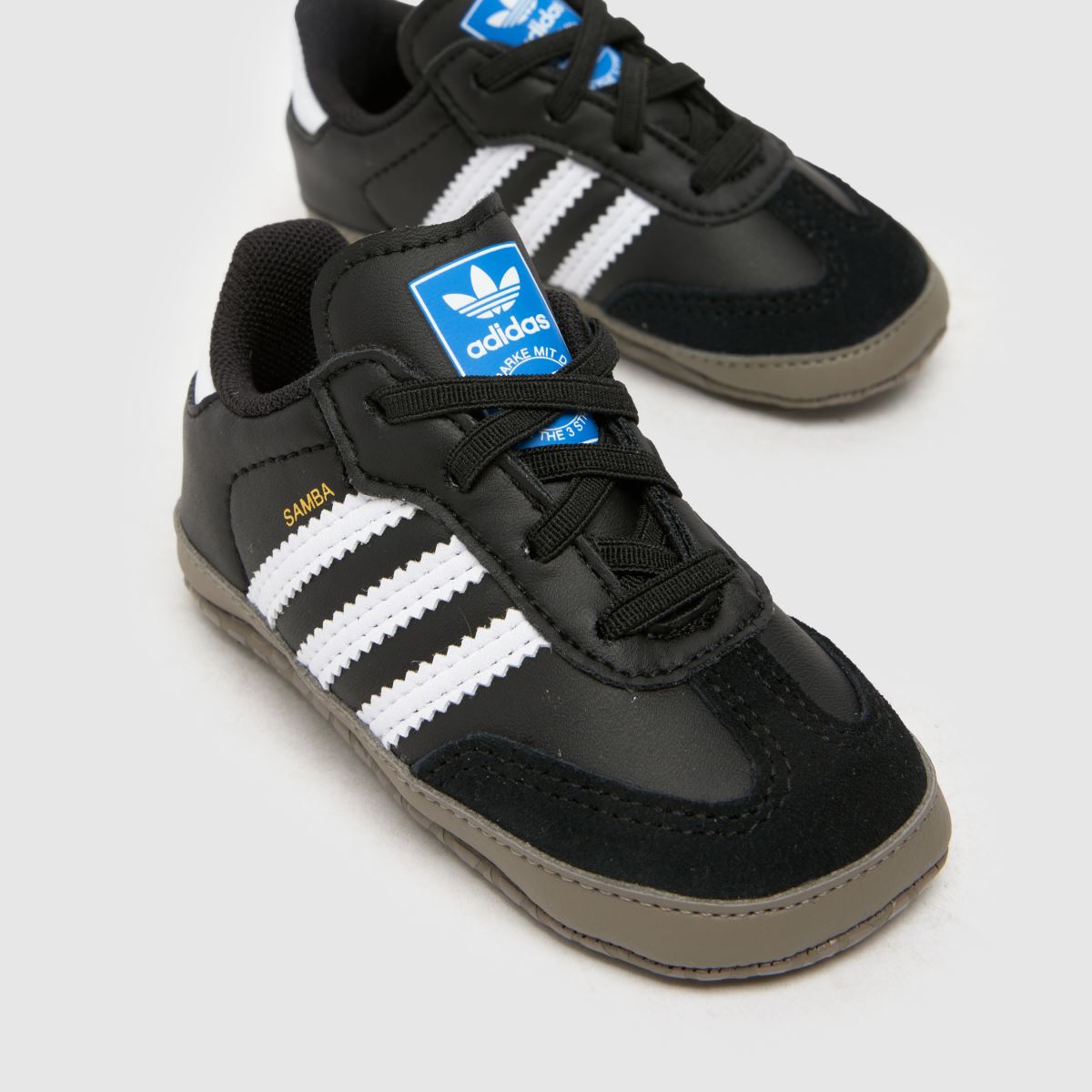adidas fekete-fehér samba babacipő