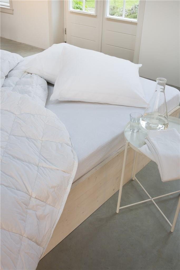 Matratzenschutzbezug Molton Cotton Cover Weiß - 80x200 cm Walra, Weiß 100% Baumwolle Spannbettlaken
