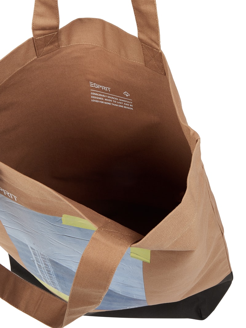 Tote Bag aus Baumwolle in beige