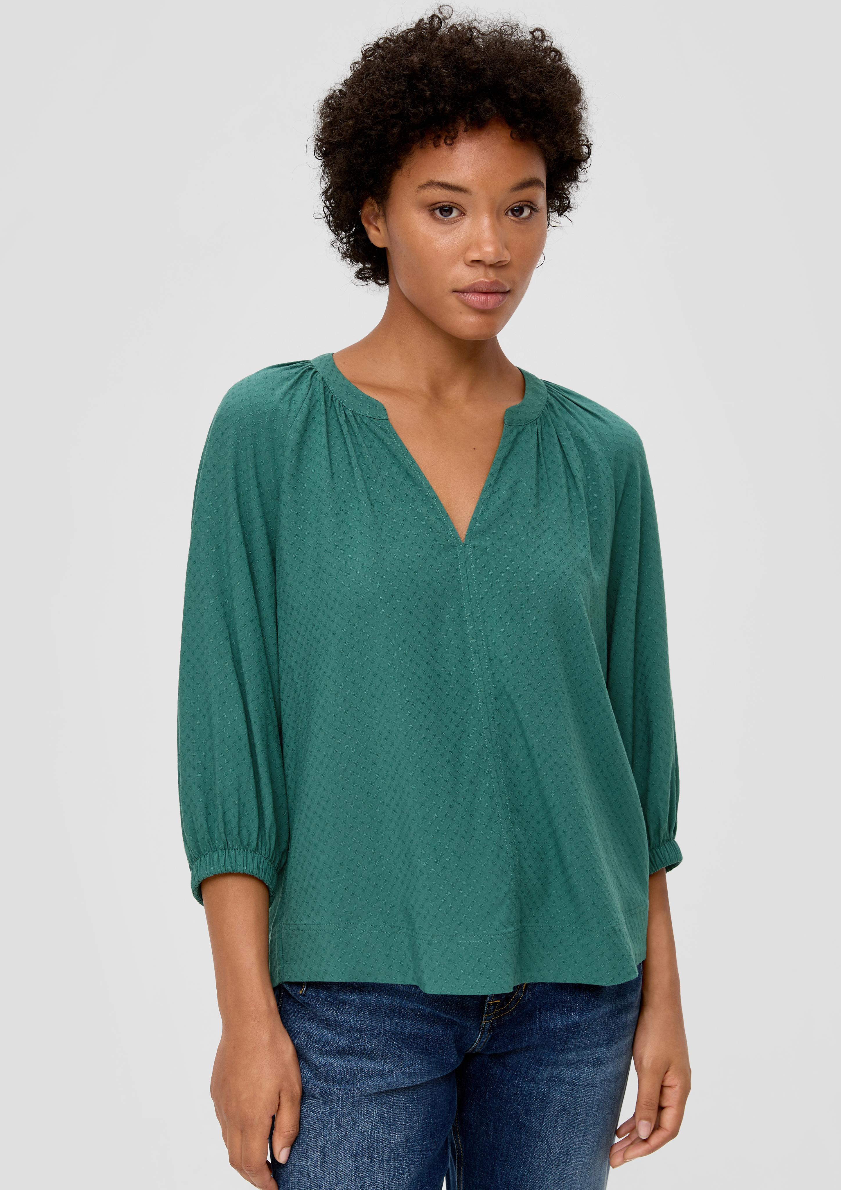 Bluse aus Viskose-Jacquard  2135648-6733