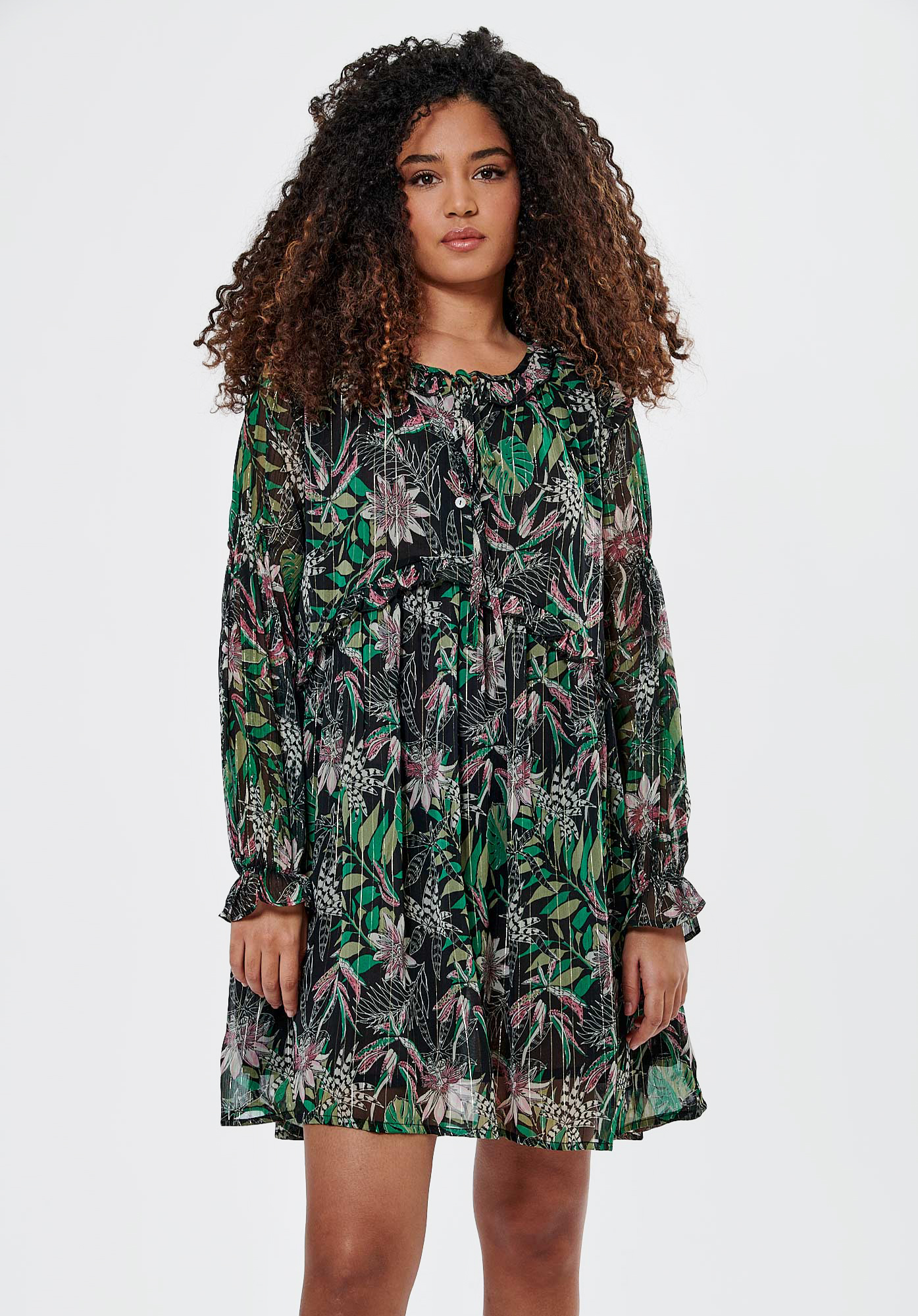 GAYA   Robe babydoll fleurie Femme
