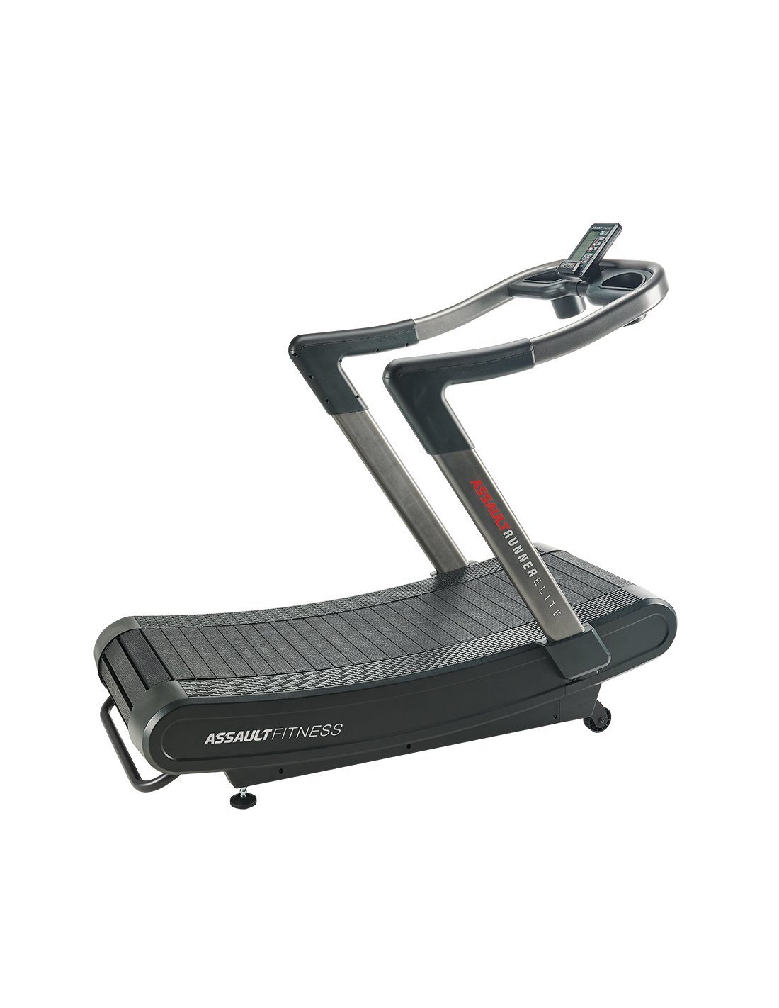 Assault Fitness Laufband Assault Runner Elite Curved Threadmill (1-tlg), mit Bluetooth, stoßgedämpfter Gurt, pulverbeschichtet, Getränkehalter