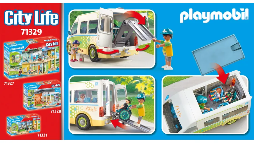 PLAYMOBIL 71329 - City Life - Schulbus