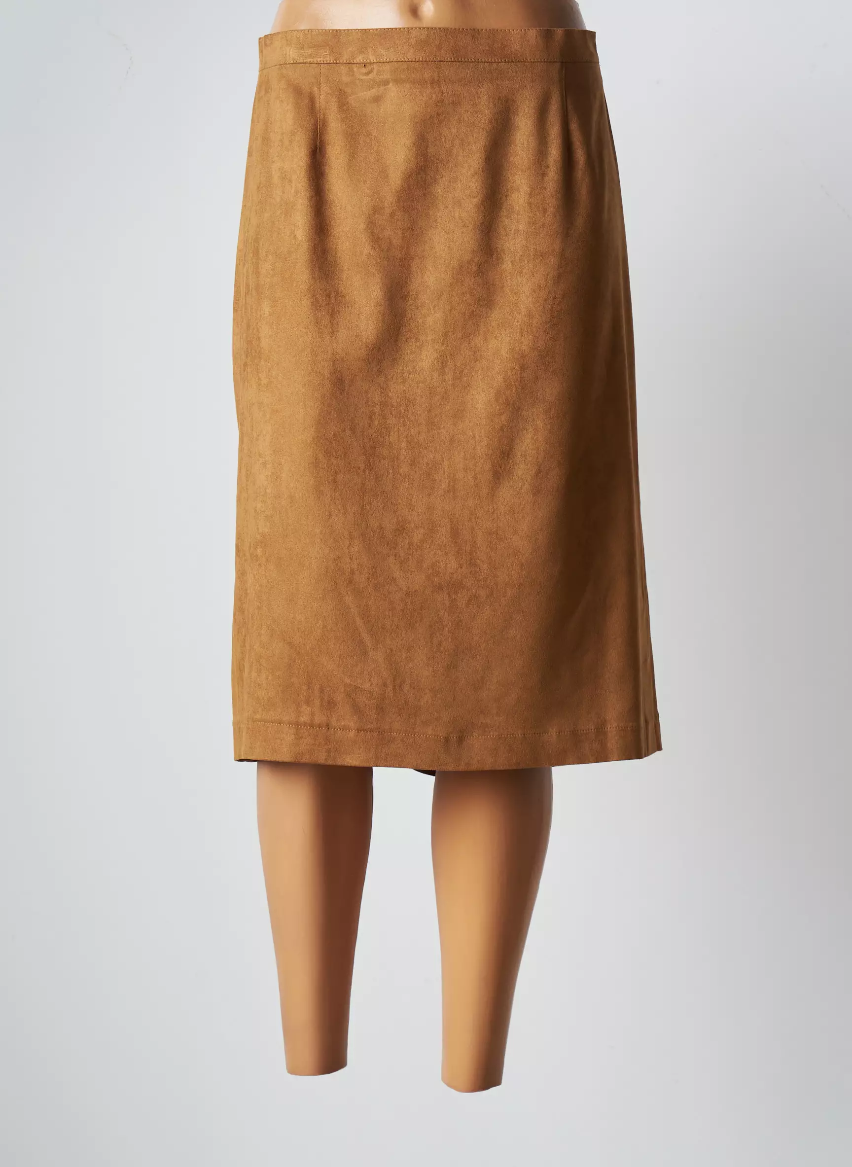 Jumfil Jupes Mi Longues Femme couleur marron
