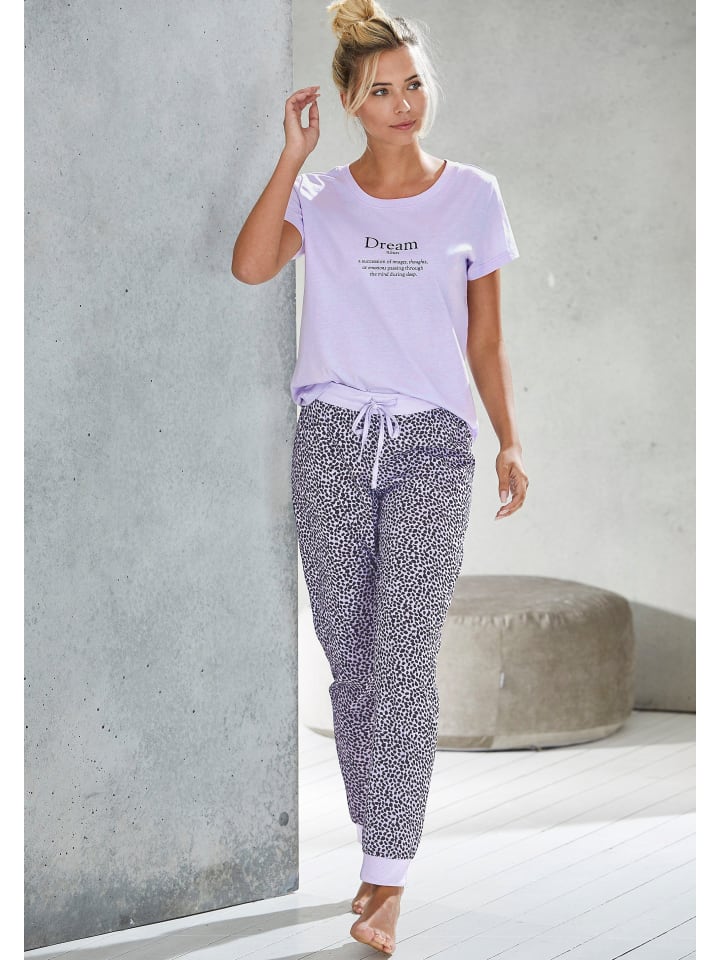VIVANCE DREAMS Schlafhose in helllila günstig kaufen