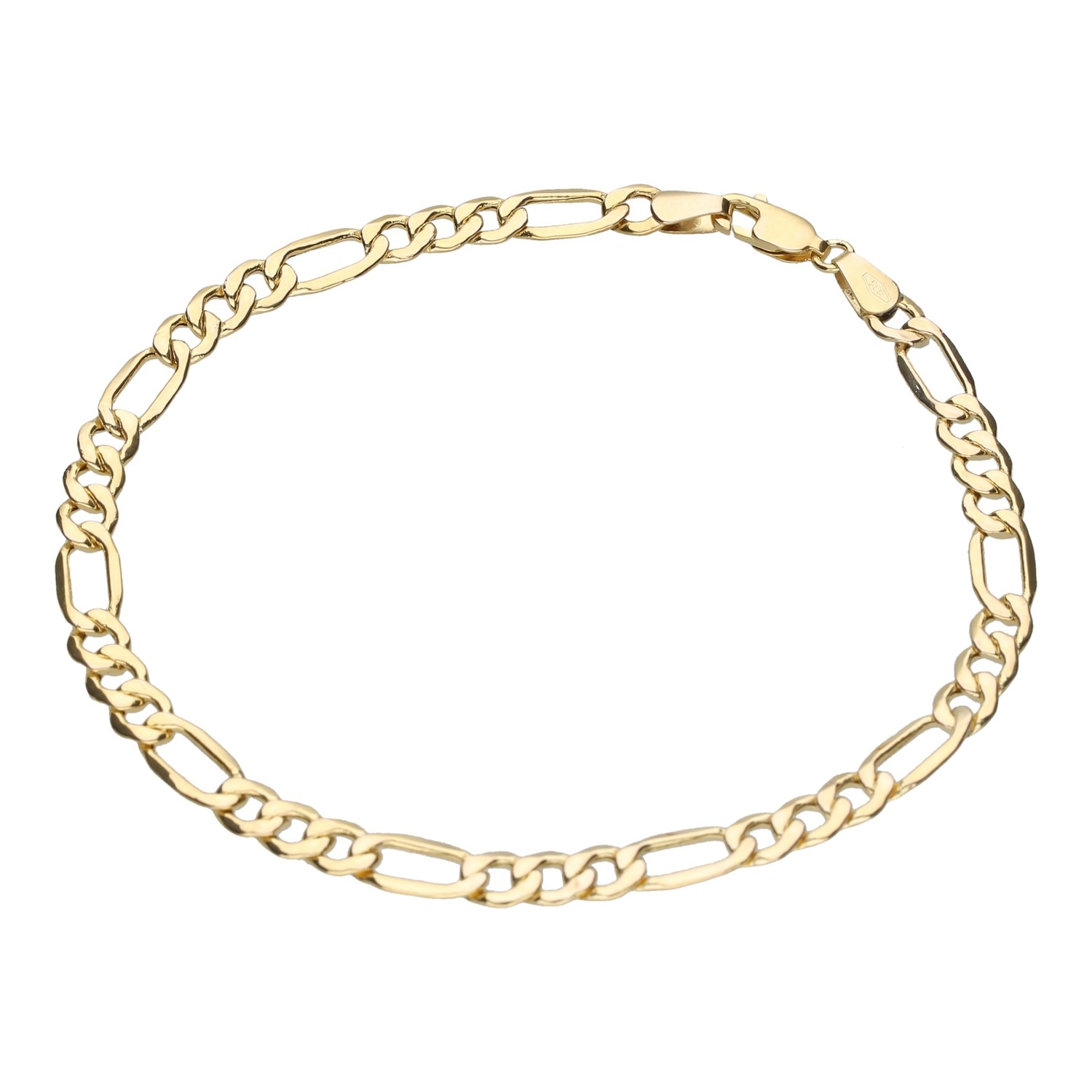 Armband Figarokette. Gold 585