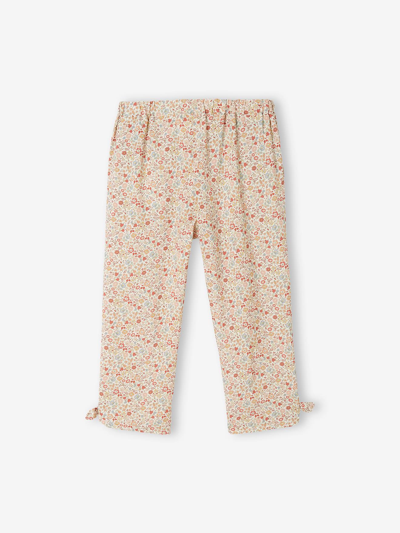 Vertbaudet Mädchen 3/4-Hose aus fließendem Stoff Oeko-Tex - senfgelb