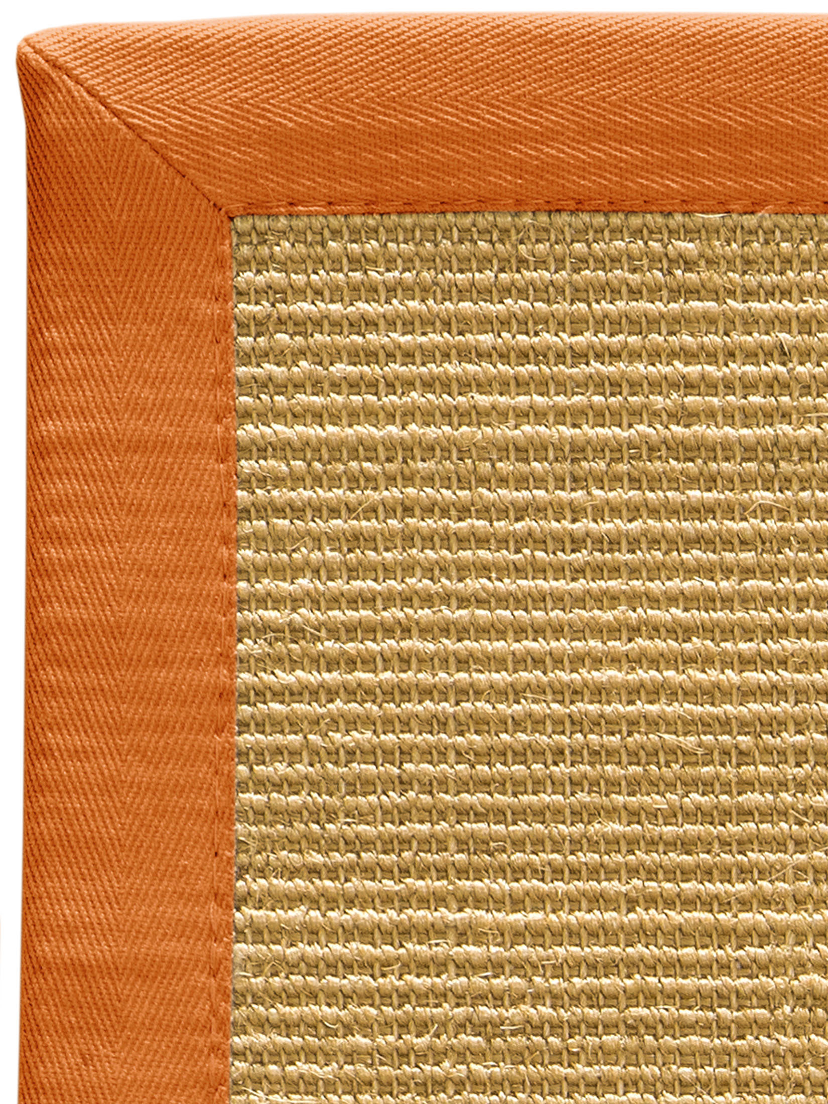 Aruba Nature Sisal-Teppich, Orange