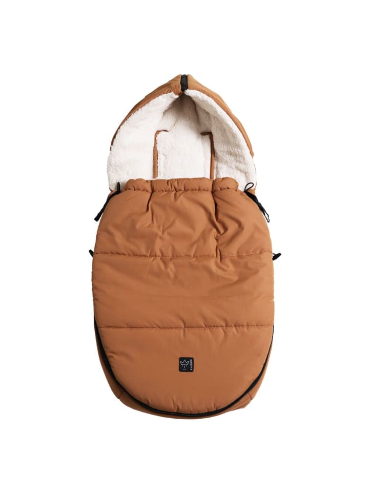 Kaiser Fleece-Fußsack Hoody 2.0 für Babyschale und Babywanne in braun günstig kaufen onesize