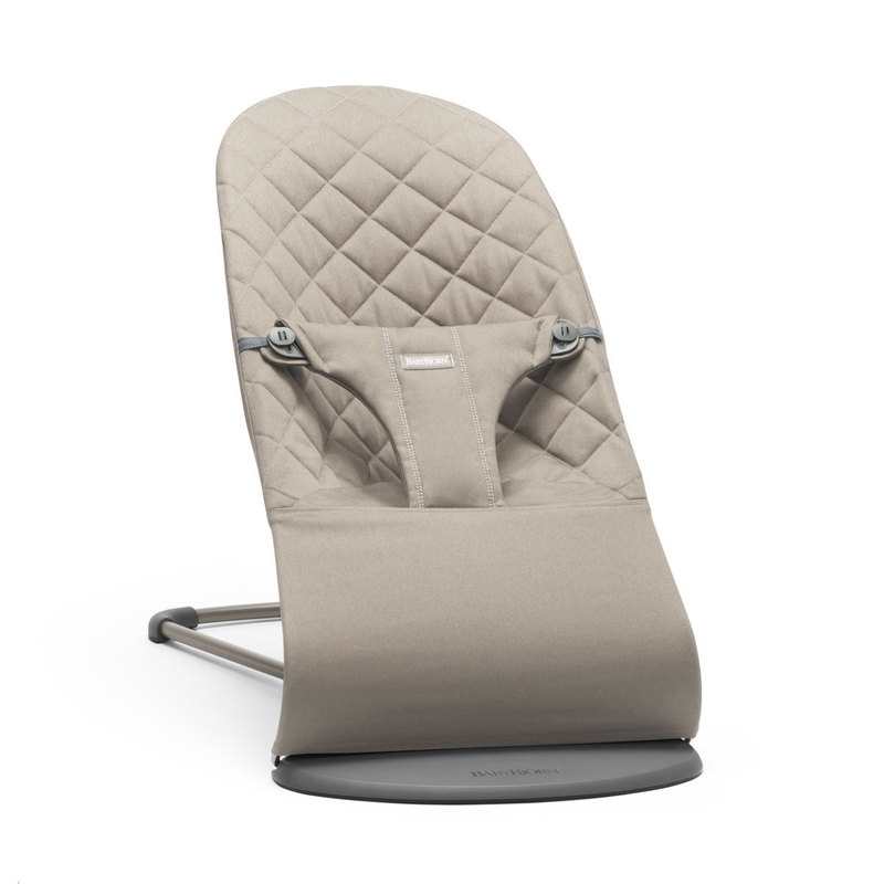 Transat Bliss coton matelassage gris sable BabyBjörn