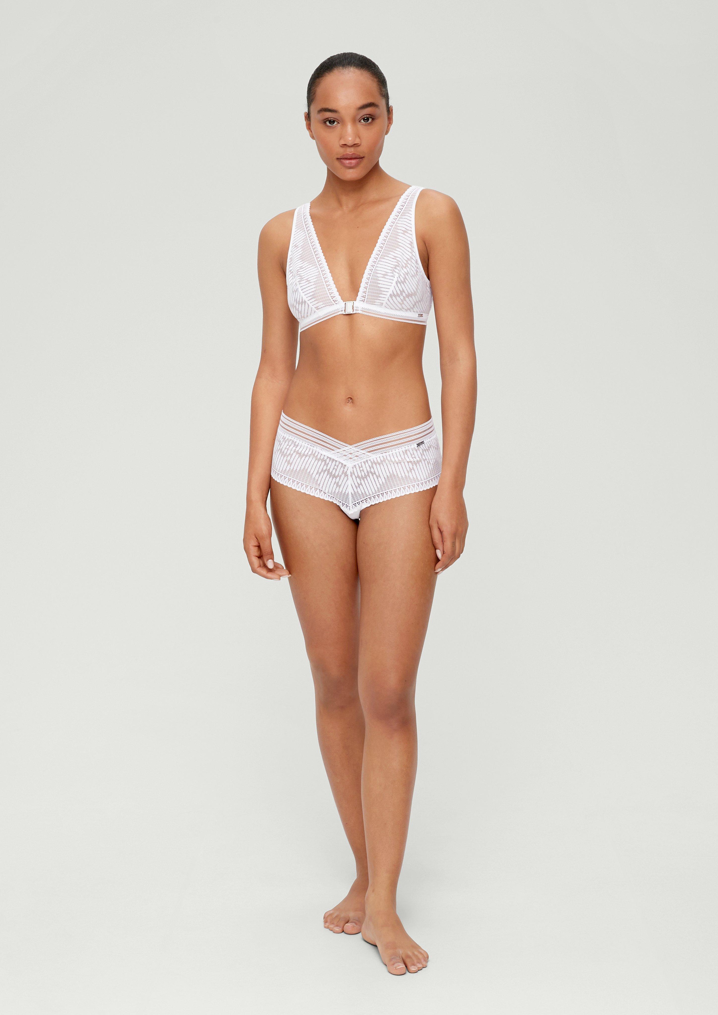 Hipster Panty mit Spitze  6008648-0100