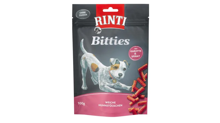 RINTI Hundesnack Extra Bitties Karotte & Spinat 100 g