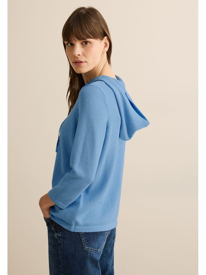 Cecil Hoodie in Hellblau günstig kaufen
